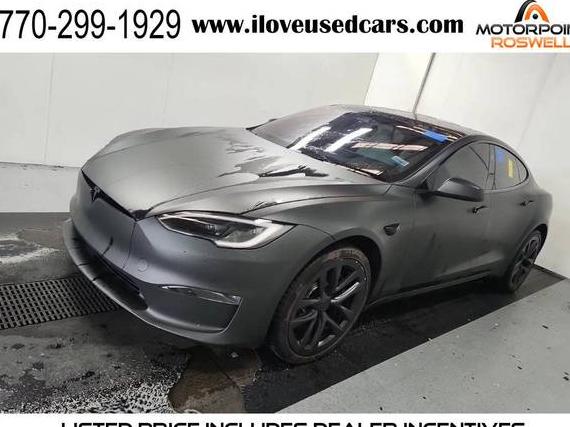 TESLA MODEL S 2022 5YJSA1E67NF480622 image